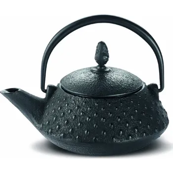 Konvice na čaj Čajová zahrada Japonská litinová konvice Ósaka 200ml s podložkou
