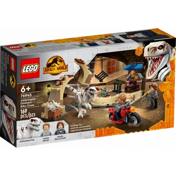 Stavebnice LEGO LEGO Jurassic World 76945 Atrociraptor: Honička na motorce