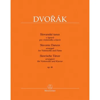 Hudebniny Slovanské tance op. 46 v úpravě pro violoncello a klavír