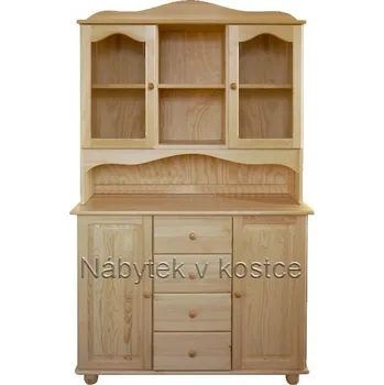 Komoda Kredenc z masivu 28 Barevné provedení: Třešeň