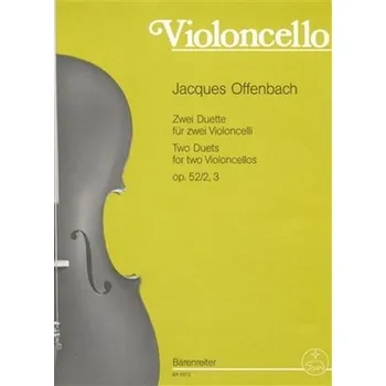 Hudebniny Dvě dueta pro dvě violoncella op. 52/2, 3