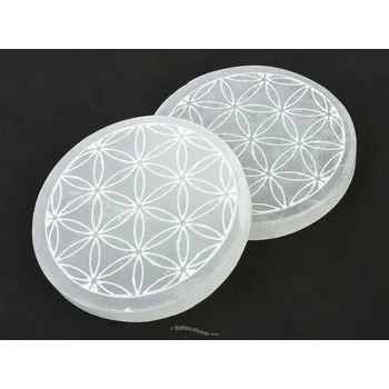 Květ života - selenitová placka