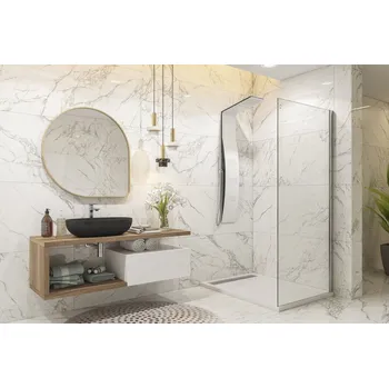 Sprchové dveře Aquatek TEKNO F1 75 - pevná boční stěna do kombinace s dveřmi, 73-75cm, sklo 8mm