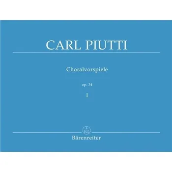 Hudebniny Choralvorspiele op. 34