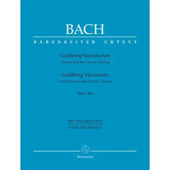 Goldbergovské variace BWV 988 s prstoklady