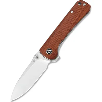 Pracovní nůž QSP knife Hawk, zavírací nůž s klipem, dřevo Mkuruti QS131-O1