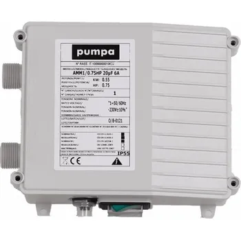 Čerpadlo FOURGROUP AMM1 0,75kW 25uF 8A spínací skřiňka pro 1F ponorné čerpadlo IP55 ZB00049998