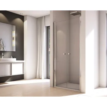 Sprchové dveře SOL2 - ATYP dvoukřídlé dveře 70-120 cm, profil aluchrom SOL2SM150