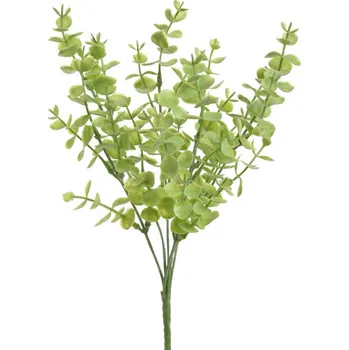 umělá květina eukalyptus mini trs - zelená světlá