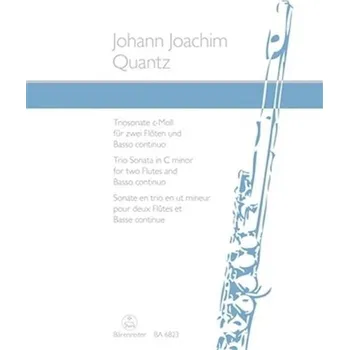 Hudebniny Trio Sonata pro dvě flétny a basso continuo C moll