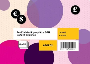 Tiskopis Asopol Daňová evidence peněžní deník pro plátce DPH A4 20 listů