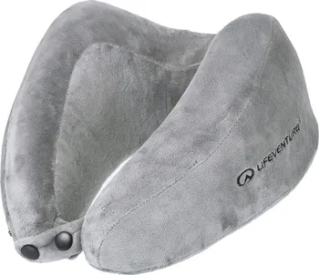 Cestovní polštářek Lifeventure Super Soft Neck Pillow šedý