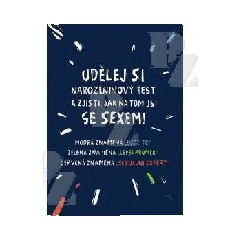 Blahopřání s textem Narozeniny Test Efekt, Albi