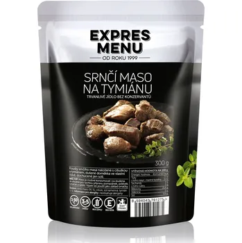 Hotové jídlo EXPRES MENU Srnčí maso na tymiánu 300 g