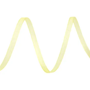 Stuha Šifonová stuha sv. žlutá - 3mm -1m