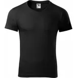 MALFINI SLIM FIT V-NECK 146 / Pánské triko s výstřihem "V" - černá XL