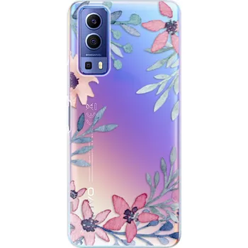 Pouzdro na mobilní telefon Odolné silikonové pouzdro iSaprio - Leaves and Flowers - Vivo Y72 5G