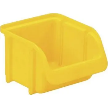 Úložný box Hünersdorff 671200 skladový box , (š x v x h) 115 x 100 x 75 mm, žlutá, 1 ks