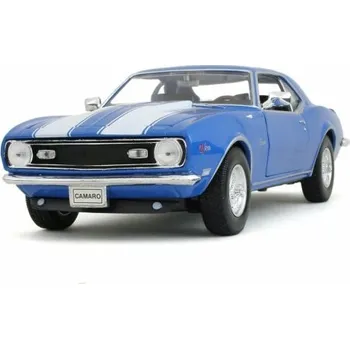 autíčko Welly Chevrolet Camaro Z28 (1968) Modré, 1:24