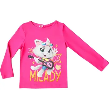 Dívčí tričko Růžové tričko s dlouhým rukávem 44 Gatti Velikost: 98