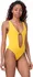 Dámské plavky Nebbia One-Colour Monokini 560 žluté