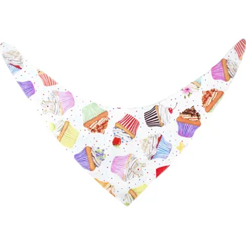 Obleček pro psa Empleada Dog Šátek pro pejska CUPKAKES Obvod krku: M (35-45 cm)