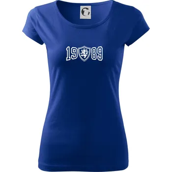 Dámské tričko Narozeninový motiv - znak - 1989 - Dámské triko Pure - XS ( Královská modrá )