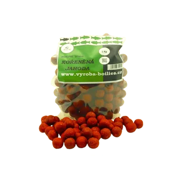 Boilies Boilies HZ Boilies 20 mm/1 kg kořeněná jahoda