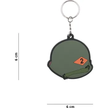 Klíčenka Fostex Helma 2nd Ranger WWII - olivová
