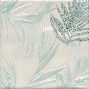 Clay Flower Ocean - Aqua - obkládačka inzerto 10x10 00G1D05