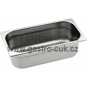 GN 1/3 (h=100 mm) nerezová plná OPTINOX