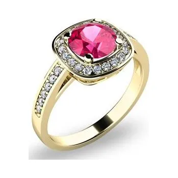 Prsten Zlatý prsten s turmalínem a brilianty AU 585/1000 PATTIC G1076601-55