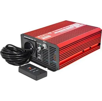 Měnič napětí Carspa P600 12V/230V 600W čistá sinusovka D.O.