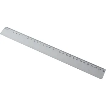 pravítka Pravítko plastové 30 cm, transparentní