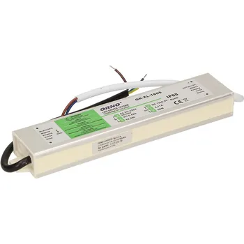 Měnič napětí ORNO DE LED 50W, Vodotěsný elektronický spínaný zdroj 230V / 12V - 4,2A, max. 50W, IP67