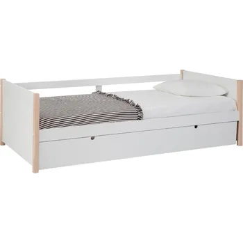 Dětská postel Bílá lakovaná dětská postel Marckeric Kiara 90 x 190 cm