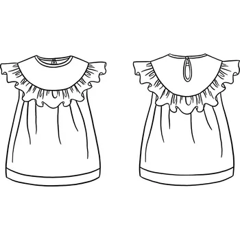 Dívčí šaty Lily is sailing Šatičky Lola - mušelín Barva: Růžová se zlatou kapkou, Velikost: 12 - 18 m