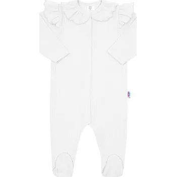 Kojenecký overall Kojenecký bavlněný overal New Baby Stripes bílý, vel. 80 (9-12m)