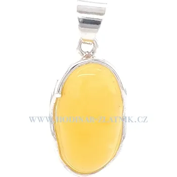 Souprava šperků Přívěšek ze stříbra a s Jantarem MKST8042022522935