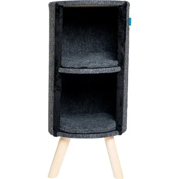 ZooRoyal škrabací válec pro kočky Ava, 85 cm, plstěný, antracitový