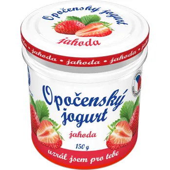 Bohemilk Opočenský jogurt jahoda