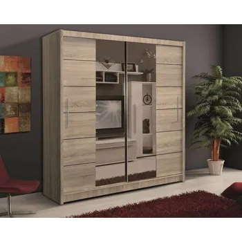 Komoda Šatní skříň LIBERATA 2 203 dub sonoma