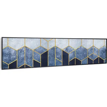 Klarstein Wonderwall Air Art Smart 120 x 30 cm, modrá čára