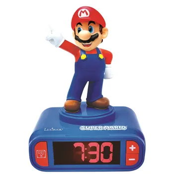 Budík Lexibook Super Mario budík se zvukovými efekty