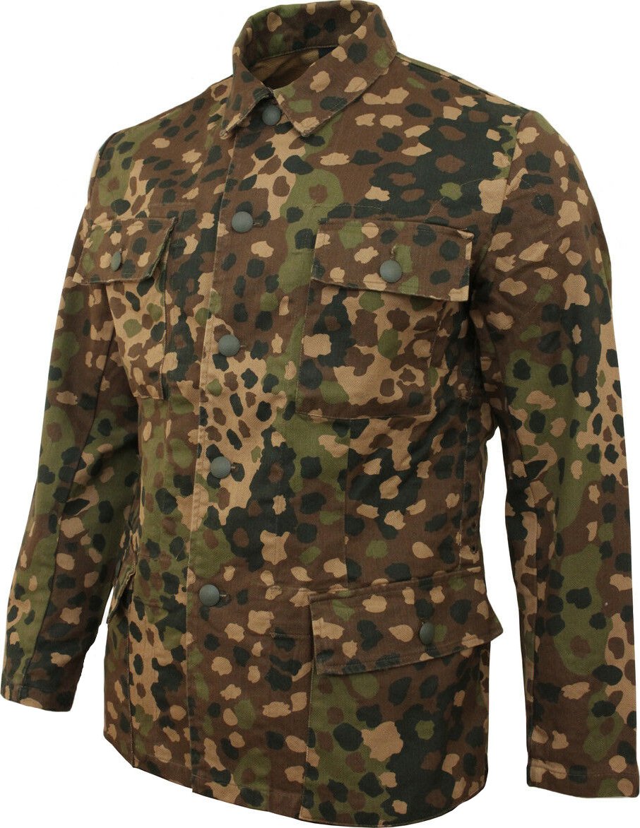 Mil-Tec WH M44 Field Cap Pea Camouflage – Repro Military Style Cap For Outdoor & Camping - View #7