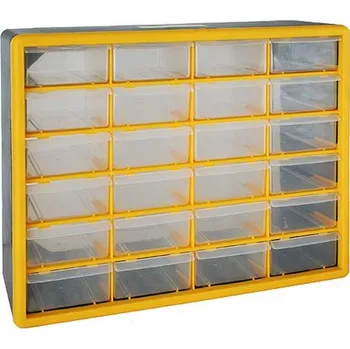 Sada nářadí Organizér 24 zásuvek STREND PRO SBx3045-C