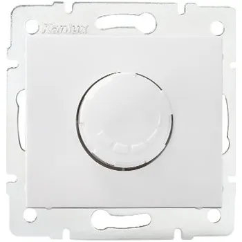 vypínač KANLUX DOMO Otočný stmívač 500W s filtrem - bílá