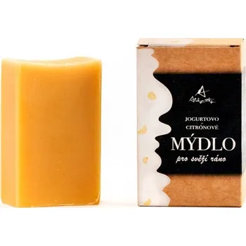 Mýdlo Alchymistky tuhé mýdlo jogurtovo-citronové, krájené 90 g