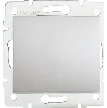 vypínač KANLUX LOGI Jednopólový vypínač - č. 1 - stříbrná