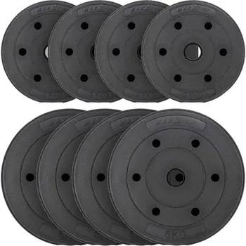 Maxxiva Sada závaží na činky, 30 kg, 8 ks